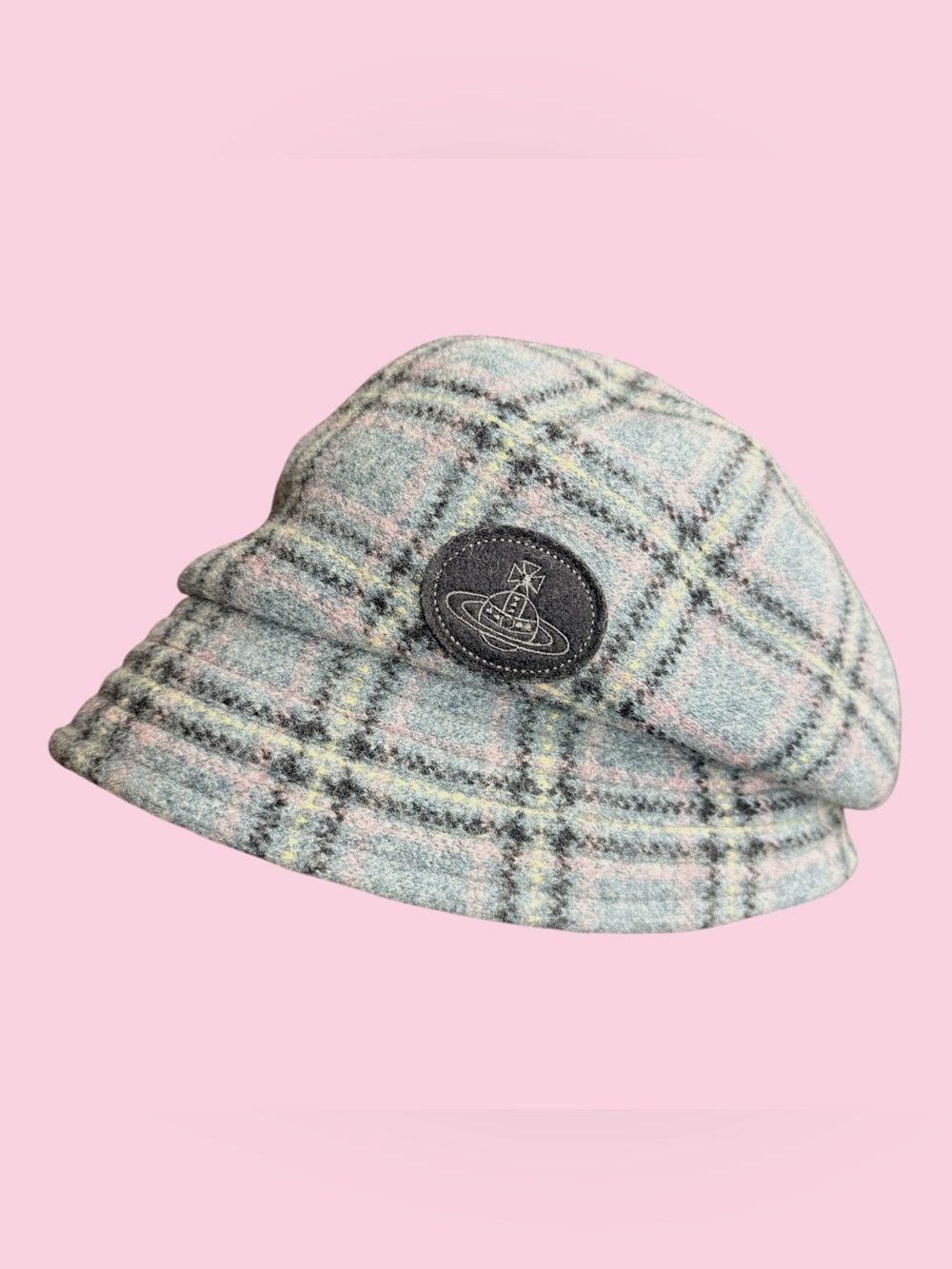 Vivienne Westwood grey plaid hat
